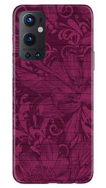 Purple Backround Mobile Back Case for OnePlus 9 Pro (Design - 22)