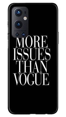 More Issues than Vague Mobile Back Case for OnePlus 9 Pro (Design - 74)