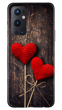 Red Hearts Mobile Back Case for OnePlus 9 Pro (Design - 80)