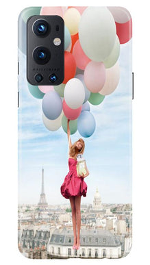 Girl with Baloon Mobile Back Case for OnePlus 9 Pro (Design - 84)