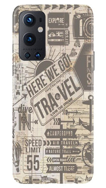 Travel Mobile Back Case for OnePlus 9 Pro  (Design - 104)