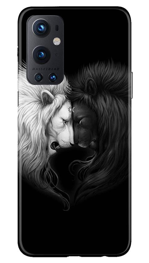 Dark White Lion Case for OnePlus 9 Pro(Design - 140)