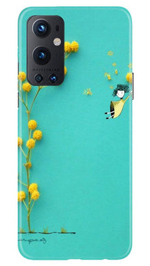 Flowers Girl Mobile Back Case for OnePlus 9 Pro (Design - 216)