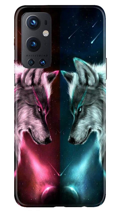 Wolf fight Case for OnePlus 9 Pro (Design No. 221)