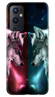 Wolf fight Mobile Back Case for OnePlus 9 Pro (Design - 221)