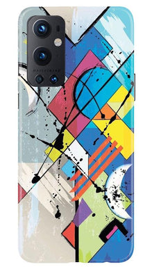 Modern Art Mobile Back Case for OnePlus 9 Pro (Design - 235)