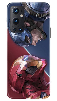 Ironman Captain America Mobile Back Case for OnePlus 9 Pro (Design - 245)