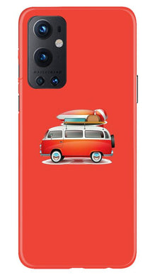 Travel Bus Mobile Back Case for OnePlus 9 Pro (Design - 258)
