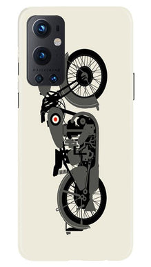 MotorCycle Mobile Back Case for OnePlus 9 Pro (Design - 259)