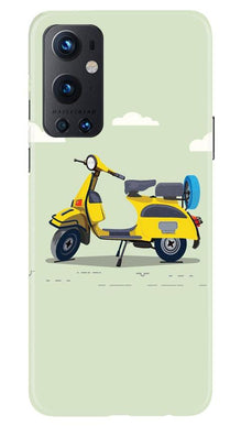 Vintage Scooter Mobile Back Case for OnePlus 9 Pro (Design - 260)