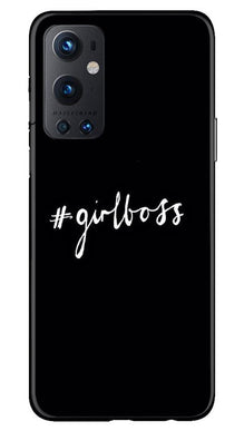 #GirlBoss Mobile Back Case for OnePlus 9 Pro (Design - 266)