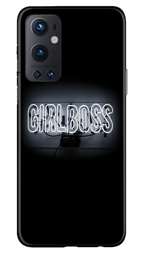 Girl Boss Black Case for OnePlus 9 Pro (Design No. 268)