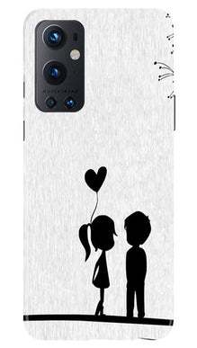 Cute Kid Couple Mobile Back Case for OnePlus 9 Pro (Design - 283)