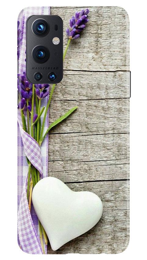 White Heart Case for OnePlus 9 Pro (Design No. 298)