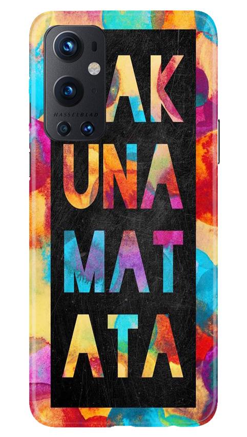 Hakuna Matata Mobile Back Case for OnePlus 9 Pro (Design - 323)
