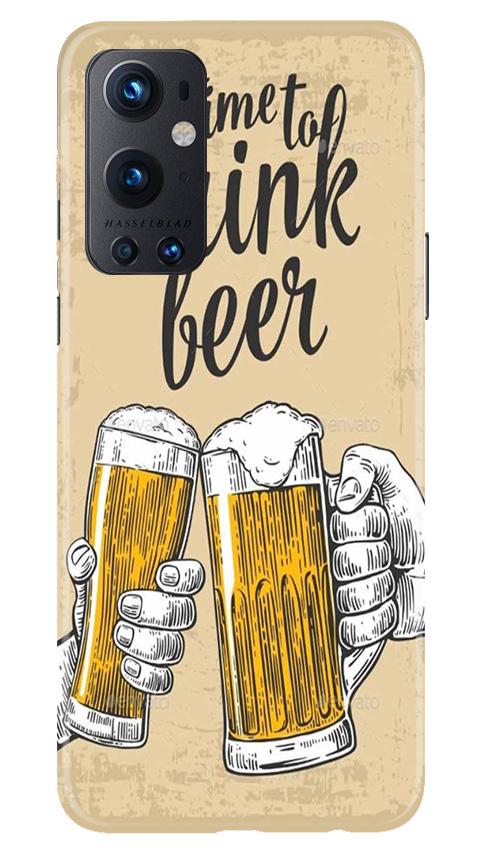Drink Beer Mobile Back Case for OnePlus 9 Pro (Design - 328)