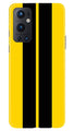 Black Yellow Pattern Mobile Back Case for OnePlus 9 Pro (Design - 377)