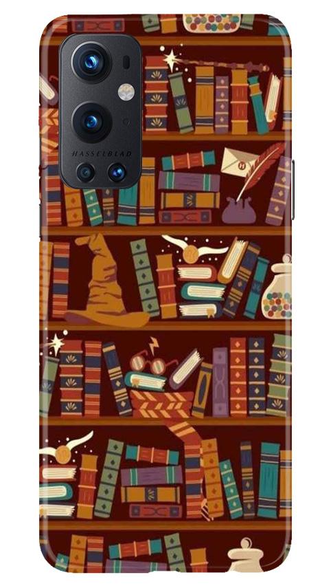 Book Shelf Mobile Back Case for OnePlus 9 Pro (Design - 390)