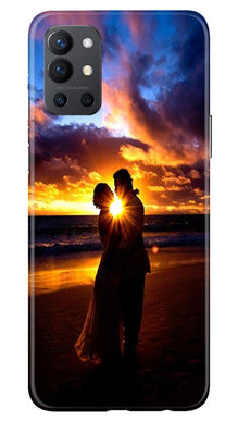 Couple Sea shore Mobile Back Case for OnePlus 9R (Design - 13)