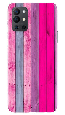 Wooden look Mobile Back Case for OnePlus 9R (Design - 24)