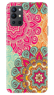 Rangoli art2 Mobile Back Case for OnePlus 9R (Design - 29)