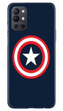 Captain America Mobile Back Case for OnePlus 9R (Design - 42)