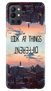 Look at things different Mobile Back Case for OnePlus 9R (Design - 99)