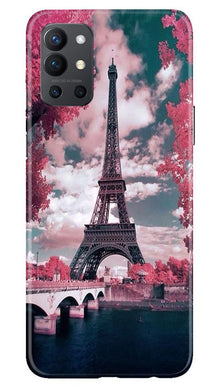 Eiffel Tower Mobile Back Case for OnePlus 9R  (Design - 101)