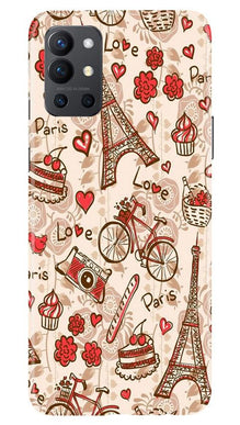 Love Paris Mobile Back Case for OnePlus 9R  (Design - 103)