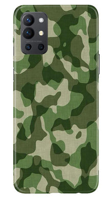 Army Camouflage Mobile Back Case for OnePlus 9R  (Design - 106)
