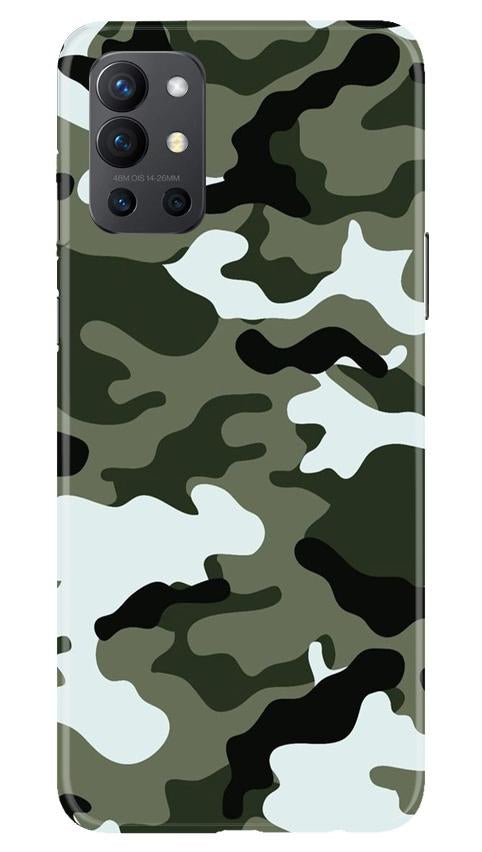 Army Camouflage Case for OnePlus 9R  (Design - 108)