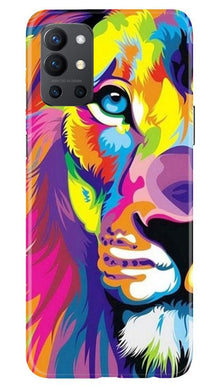 Colorful Lion Mobile Back Case for OnePlus 9R  (Design - 110)