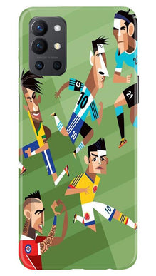 Football Mobile Back Case for OnePlus 9R  (Design - 166)