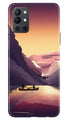Mountains Boat Case for OnePlus 9R (Design - 181)