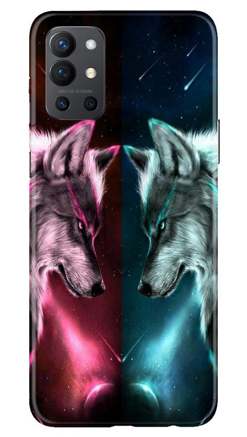 Wolf fight Case for OnePlus 9R (Design No. 221)