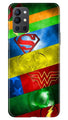 Superheros Logo Case for OnePlus 9R (Design No. 251)