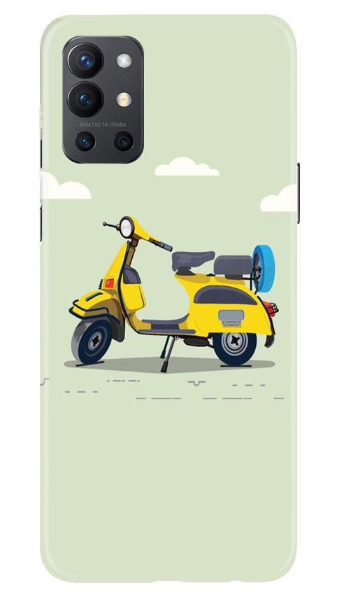 Vintage Scooter Case for OnePlus 9R (Design No. 260)