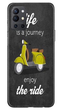 Life is a Journey Mobile Back Case for OnePlus 9R (Design - 261)