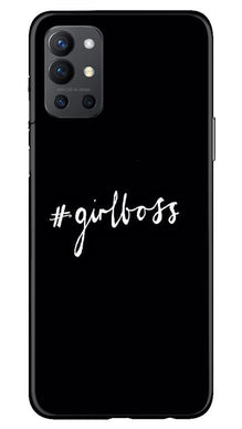 #GirlBoss Mobile Back Case for OnePlus 9R (Design - 266)