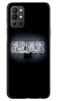 Girl Boss Black Mobile Back Case for OnePlus 9R (Design - 268)