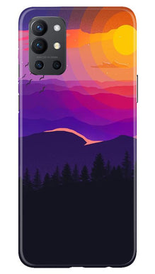 Sun Set Mobile Back Case for OnePlus 9R (Design - 279)