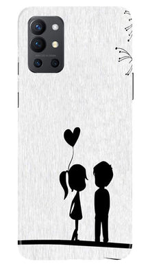 Cute Kid Couple Mobile Back Case for OnePlus 9R (Design - 283)
