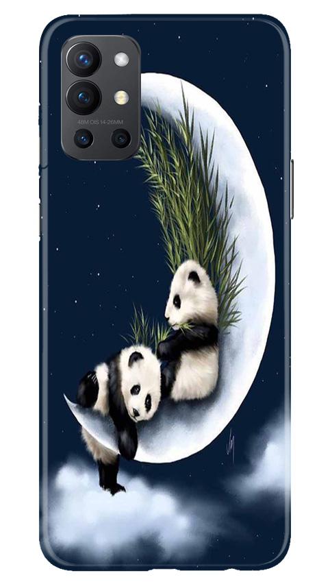 Panda Moon Mobile Back Case for OnePlus 9R (Design - 318)