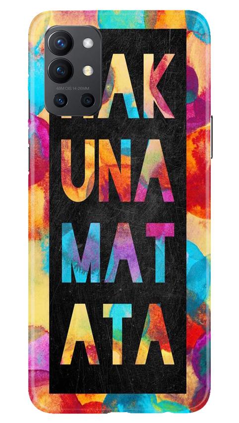 Hakuna Matata Mobile Back Case for OnePlus 9R (Design - 323)
