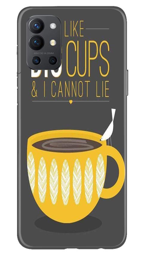 Big Cups Coffee Mobile Back Case for OnePlus 9R (Design - 352)