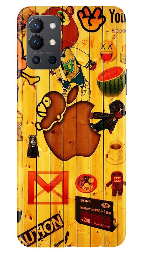 Wooden Texture Mobile Back Case for OnePlus 9R (Design - 367)
