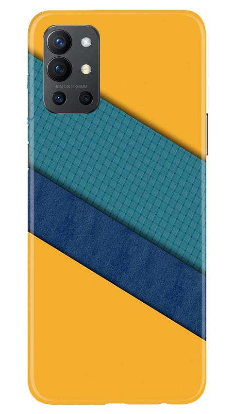 Diagonal Pattern Mobile Back Case for OnePlus 9R (Design - 370)