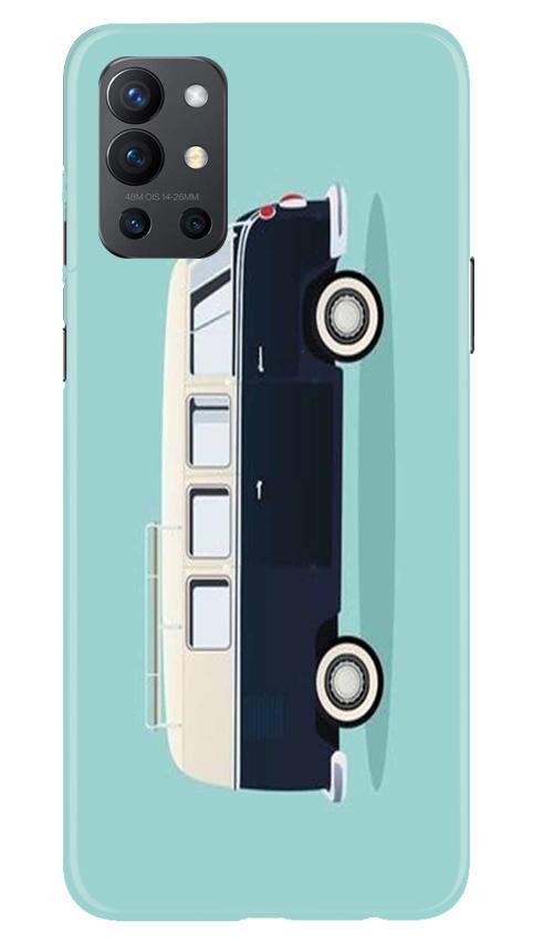 Travel Bus Mobile Back Case for OnePlus 9R (Design - 379)