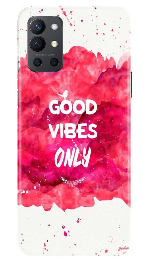 Good Vibes Only Mobile Back Case for OnePlus 9R (Design - 393)
