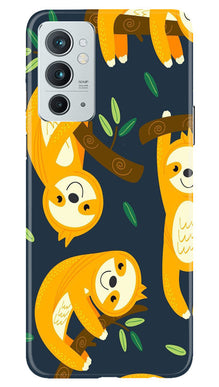 Racoon Pattern Mobile Back Case for OnePlus 9RT 5G (Design - 2)